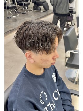 リベル(LIBER) センターパート/縦落ちツイスパ