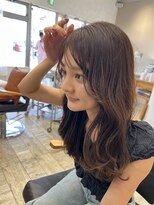 アスラン(ASLAN)&nbsp;【aslan】レイヤースタイル/顔周りカット/オリーブカラー