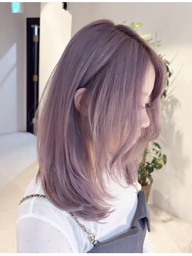 シェーン 仙台駅広瀬通店(schon) ほんのりピンクが可愛いラベンダーピンク！