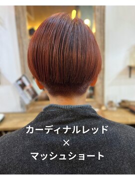 クオリア(QUALIA) カーディナルレッド/ミニマッシュショート 20代30代40代/柏