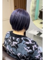 グラッジ 池袋(GLADGE)&nbsp;ブルーラベンダー×ショートボブ