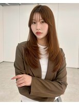 ユーフォリア 青山(Euphoria)&nbsp;ミディアムレイヤー/フォギーベージュ/透明感カラー