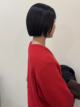 ヒントステーション(HINTSTATION) 〈浅草 半個室〉ショートボブ×グレージュ