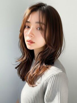 スタートウキョウ 渋谷駅(STAR TOKYO) ブリーチなしカラー◎艶髪質改善カラーロングヘア韓国風20代