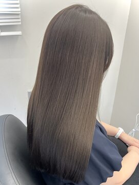 アイスプロドバイブルーム 木更津店(ice prod by bloom) ミルクティーブロンド/ダークブルー/デジタルパーマ/木更津
