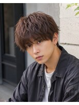 MEN's Baguz MEN'Sカット/ MEN'Sパーマ/ MEN'Sカラー 韓国風マッシュニュアンスパーマ束感メンズヘア