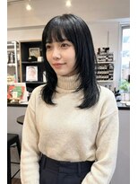 ファーム 大崎店(FAAM)&nbsp;6LVダークブラウン×顔まわりレイヤー