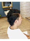 メンズ　サロンスタイル　ツーブロック