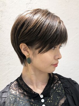 ロンド レグリーズ 立川(Lond leglise) 【山方 直也】立体 サイドグラデーションショート