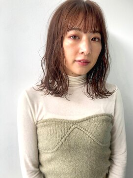 エディット トウキョウ(e.dit tokyo) 【e.dit tokyo Misa】20代30代ニュアンスパーマ×ココアブラウン