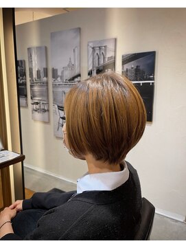 ガーデンニューヨーク GARDEN NEW YORK 【桑名・四日市】ハイトーンカラーショートボブ