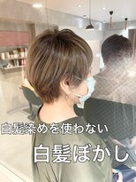 アイディール(:ideal)&nbsp;30代40代☆ケアブリーチでハイライト☆白髪染めなしで白髪ぼかし