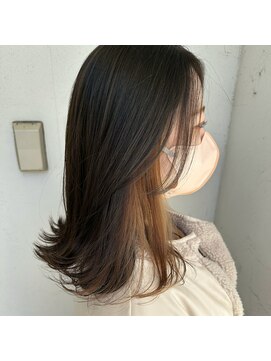 ジュエ ヘアー デザイン(Jue hair design) オリーブグレージュ×ナチュラルベージュインナー