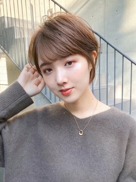 ロビー 表参道(ROBBY) 前髪あり/20代30代40代/ひし形レイヤーショートボブ/表参道