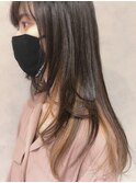 【PD fino 池袋】インナーカラーオレンジベージュ