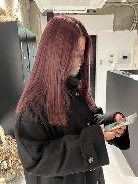 ヨーク(YOKE) 【YOKE】大人かわいいケアブリーチ暖色カラー