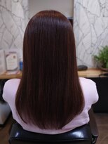 ヘアーカルチャー 小倉台店 HAIR CULTURE セミロングストレート髪質改善艶髪ナチュラルヘア