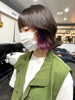 ツキ 横浜店(tuki)&nbsp;インナーカラーケアブリーチイヤリングカラーハイライトレイヤー
