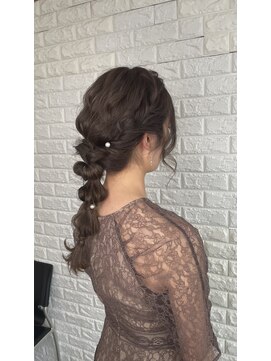 アメジスト(amethyst) お呼ばれヘア☆結婚式/編みおろし/たまねぎヘア