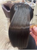 【酸性縮毛矯正】美髪再生酸熱ケアストレート@白金