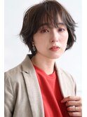 大人可愛い☆ひし形ショートボブ