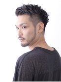ベリーショート/ダークアッシュ/ツーブロック