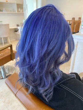 ヘアーサロン リアン 熊谷2号店(hair salon Rien) ブルーグラデーション