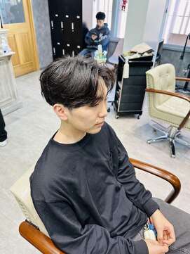 フォンド 津田沼(fond.) ダークアッシュ/ニュアンスパーマ/韓国マッシュ/スペインカール