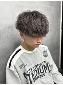 MEN'S HAIR/ダークアッシュ/ニュアンスパーマ/韓国マッシュ