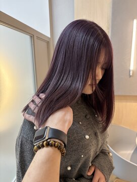 シダ(sida SAIIN) 【高城】ブリーチありラベンダーピンク