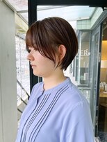 ハピネス 河原町店(Happiness) 丸みショート　顔まわりカット　京都美容室　進詩織