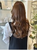 実は白髪染めです!育てるカラー