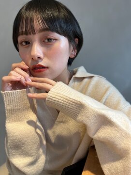 センジュ 武蔵小杉(SENJYU) ★髪質改善★ショートカットダブルカラーくびれショートヘア