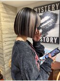 アンブレラカラーアウターカラーデザインカラーダブルカラーボブ