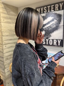 ヲタク(wotaku.) アンブレラカラーアウターカラーデザインカラーダブルカラーボブ