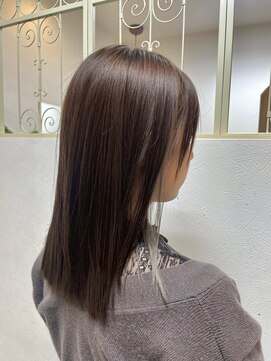 マロウ ヘア(Mallow hair) 透明感カラー×イヤリングカラー