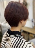 カーディナルレッド×ハンサムショート/20代30代40代柏