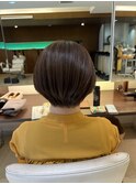 【安斉茜】ショートボブ/丸みショートボブ/オージュア