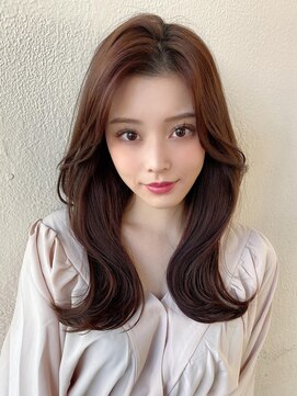 ラルユー 金山(LallYou) 暗髪でも出せるこなれ感フェイスレイヤー×ナチュラルセミロング