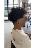 ナンバー(number+)&nbsp;20代30代無造作☆ツイストパーマショートスキンフェード