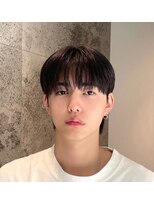 グランシャス(Grancious)&nbsp;men's シースルーマッシュ　韓国ヘア　ダウンパーマ