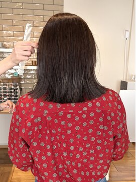 ミニ(mini) 切りっぱなし ミディアムlayer style