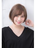 アッシュオリーブ20代30代40代50代ウルフレイヤーワイドバング