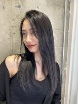 リリー(Lilley)&nbsp;【稲永麻衣】顔まわり+ロングヘア+レイヤーカット+韓国ヘア