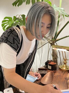 ウォーター 表参道(WATER) ハイトーンボブ【表参道】@water.hair