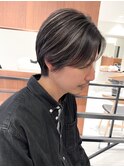 ハイライトバレイヤージュダブルカラーケアブリーチ20代30代