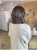 【 YUCCA 】大人可愛い20代30代40代 ボブ/オリーブグレージュ
