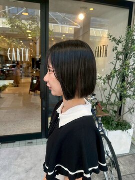 アース 岐阜店(HAIR&MAKE EARTH) 切りっぱなしボブ