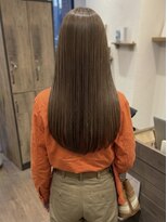 ニコリヘアワークス(nicori hair works) ロング×ベージュブラウン3