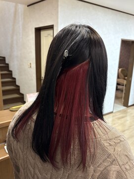 アンジェリカ チェリーレッドインナーカラー